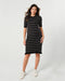 Louie Striped Knit Maternity & Nursing Dress - Nature Baby Outfitter