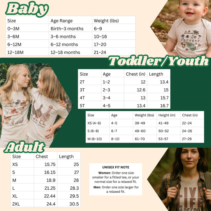 Chicken Breeds Country Farm Tee - Nature Baby Outfitter