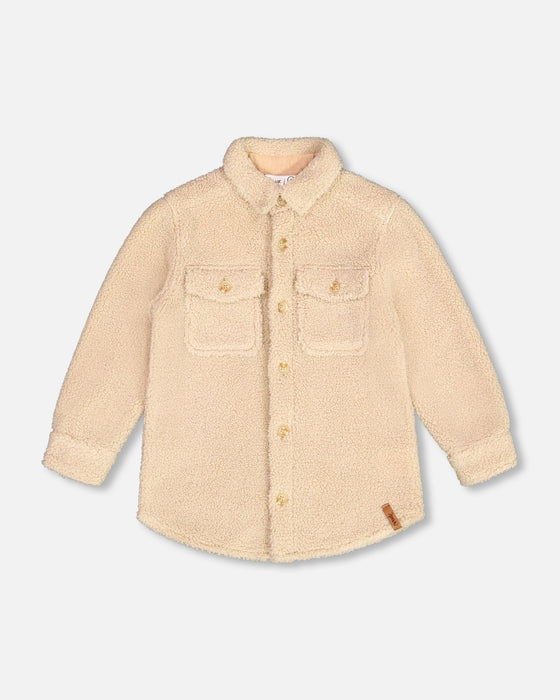Boulder Sherpa Oversized Button Down Top