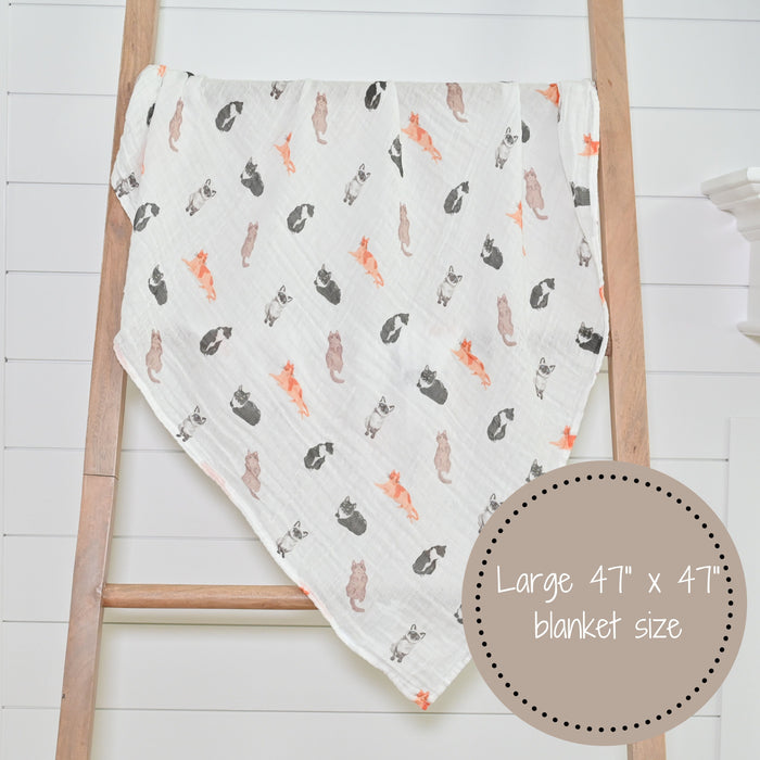 Purr-fect Swaddle Blanket