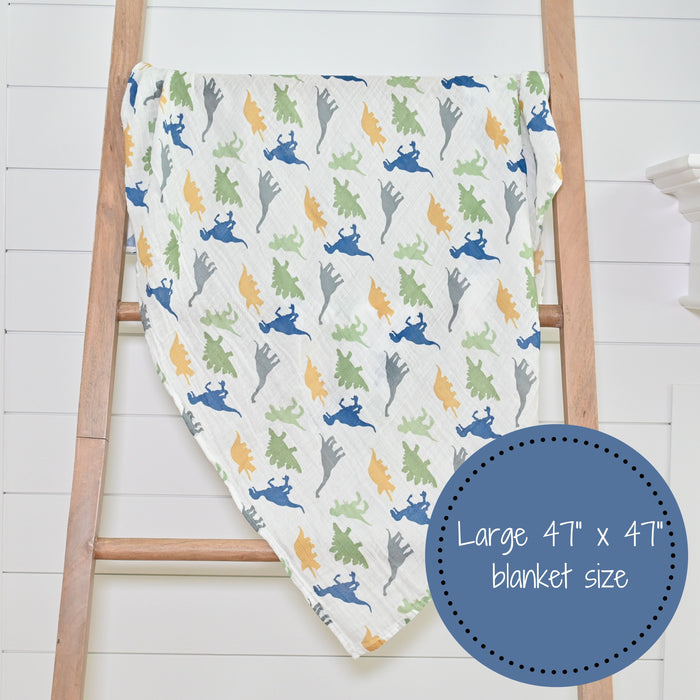 Rawr-Some Swaddle Blanket