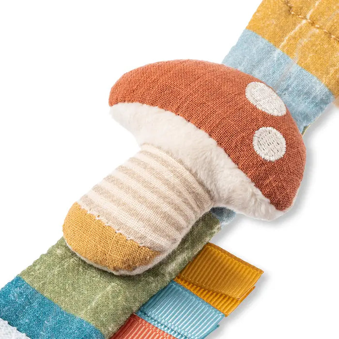 Mushroom Itzy Bitzy Wrist Rattle