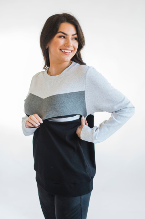 Gray Nursing Sweatshirt