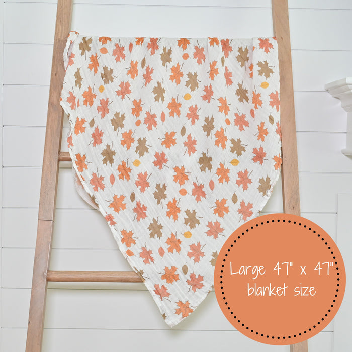 Unbe-leaf-able Swaddle Blanket