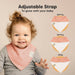 Muted Pastel 8-pack Baby Bandana Bibs for Girls and Boys - Nature Baby Outfitter