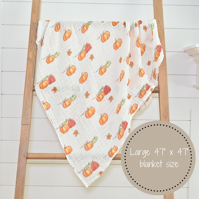 Pumpkin Patch Swaddle Blankets
