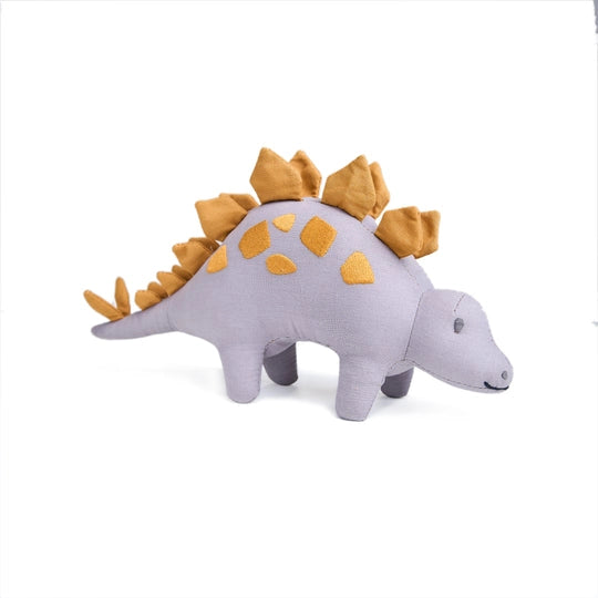 Steggy Linen Plush Dinosaur