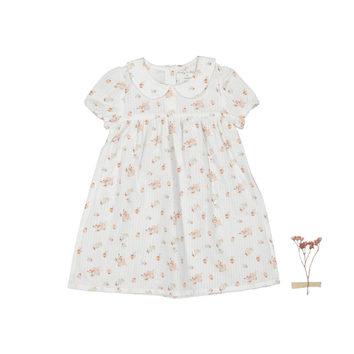 The Dressy Short Sleeve Collar Dress - Seashell