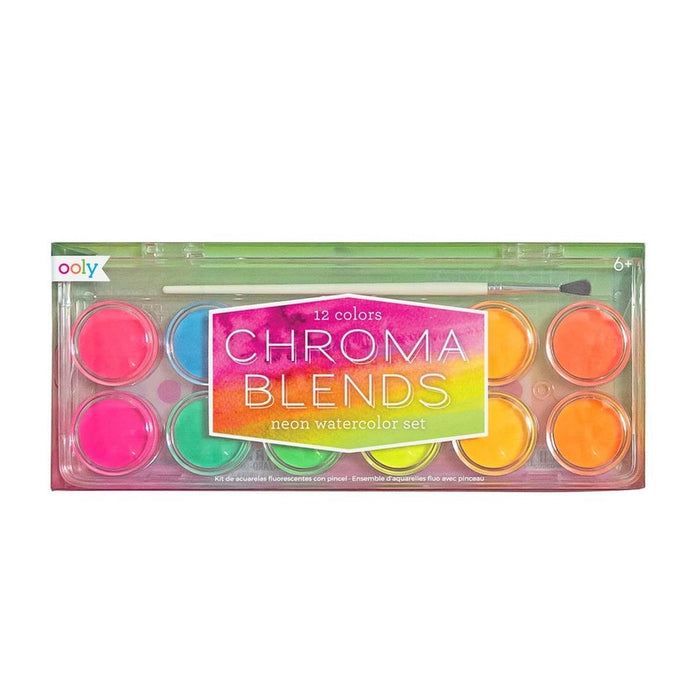 Neon Chroma Blends Watercolor Paint Set