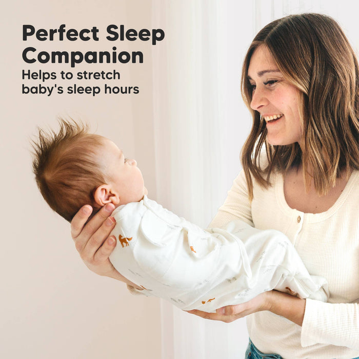 Bumble Bear 3pk Soothe Zippy Baby Swaddles 0-6 Months,Newborn Sleep Sack - Nature Baby Outfitter