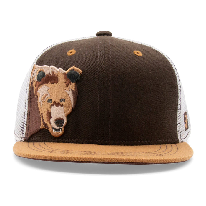 Kids Bear Flat Bill Hat