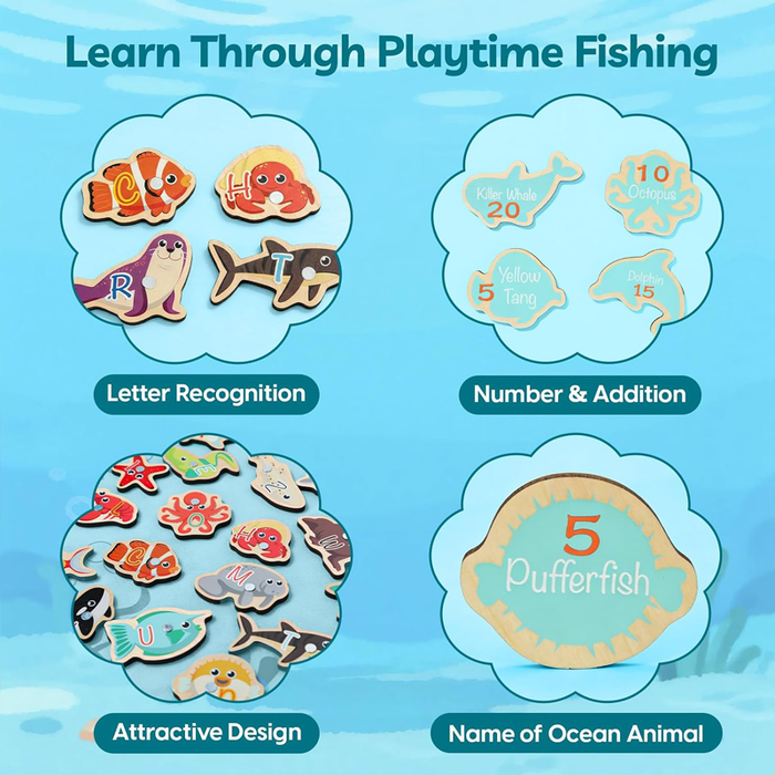 Montessori Toddler Fishing Game