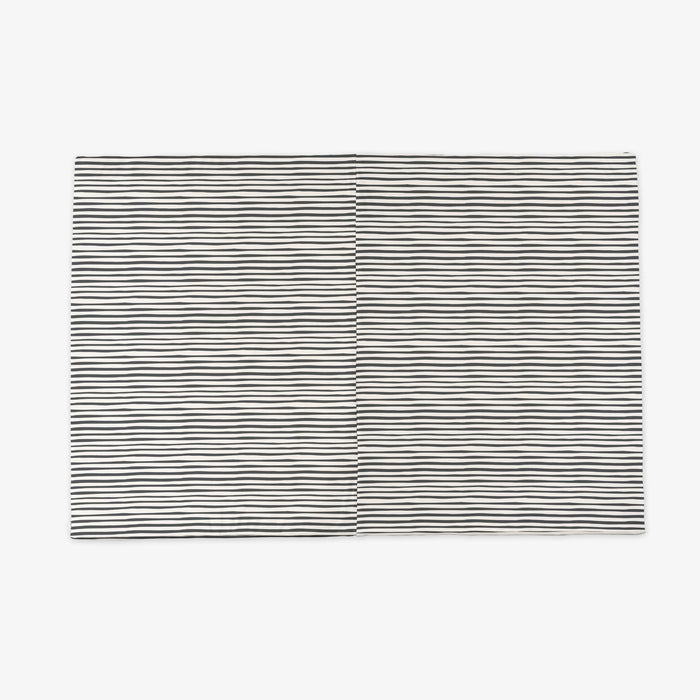 Bold Stripe Vegan Leather Mat