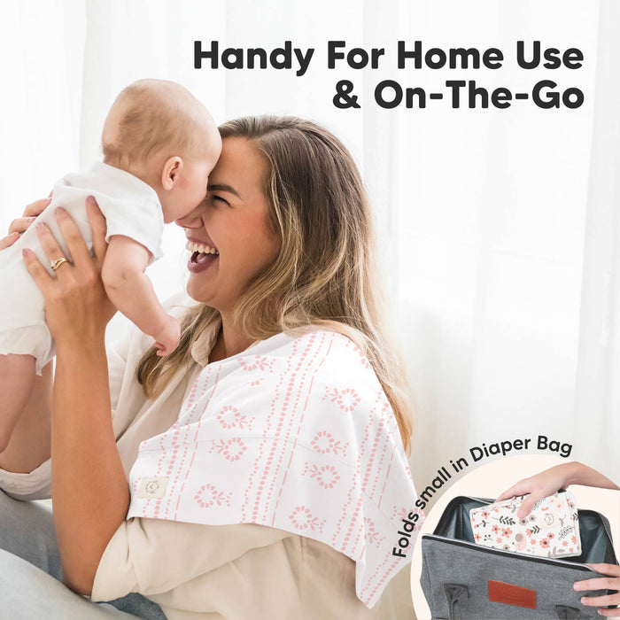 Sweet Charm 6-Pack Shea Burp Cloths