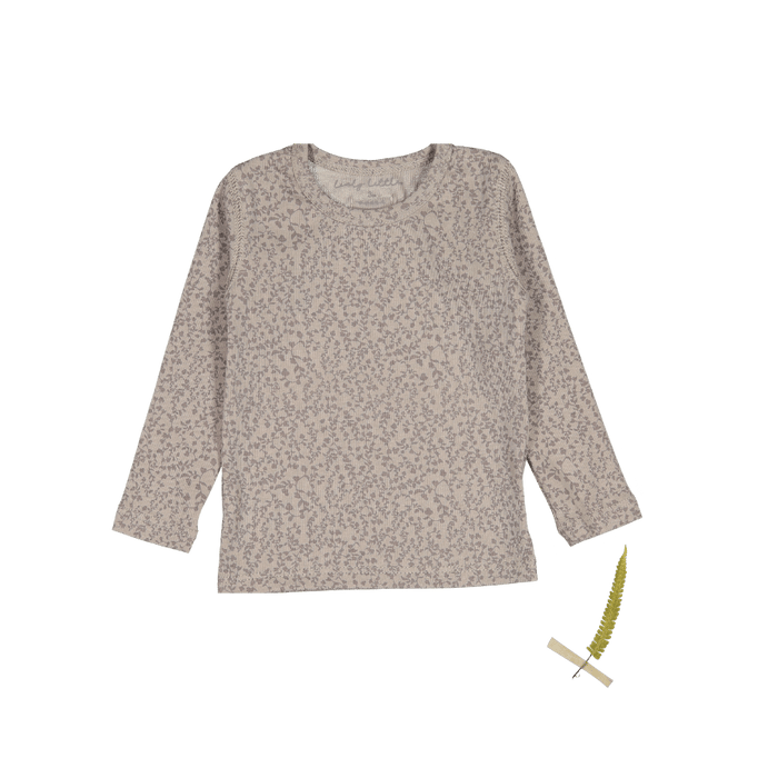 The Printed Long Sleeve Tee -  Vine