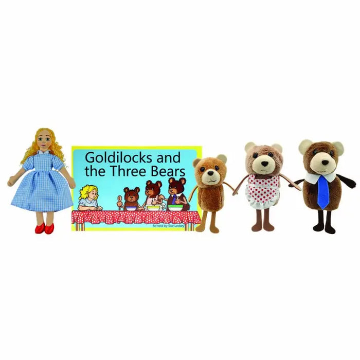Goldilocks & the Three Bears Finger Puppets Set