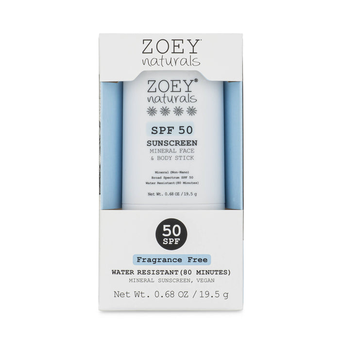 Fragrance-Free SPF 50 Mineral Sunscreen Stick