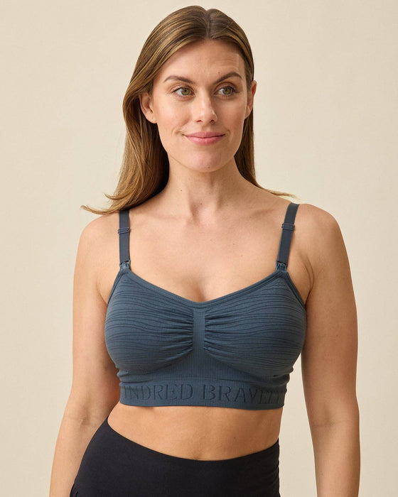 Midnight Blue Sublime® Hands-Free Pumping & Nursing Bra
