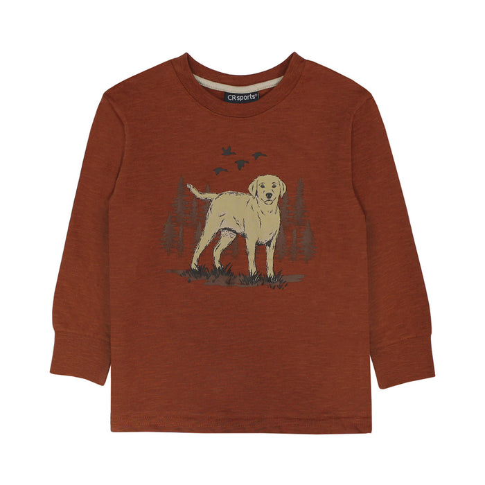 Orange Labrador Toddler Shirt