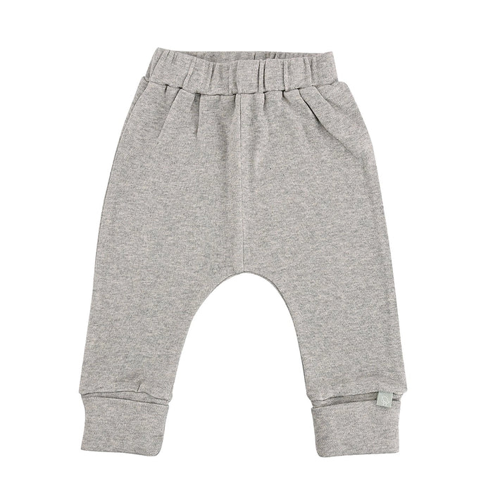 Heather Grey Cuffed Pants