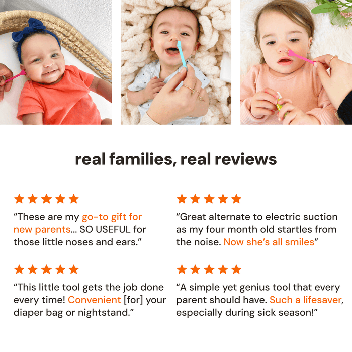 oogiebear 3-pack booger picker - Nature Baby Outfitter