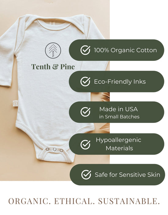 Mama is My Bestie Organic Bodysuit Long Sleeve