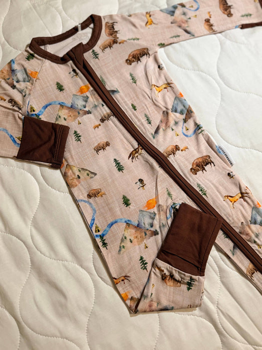 Prairie Run - Convertible Zipper Romper