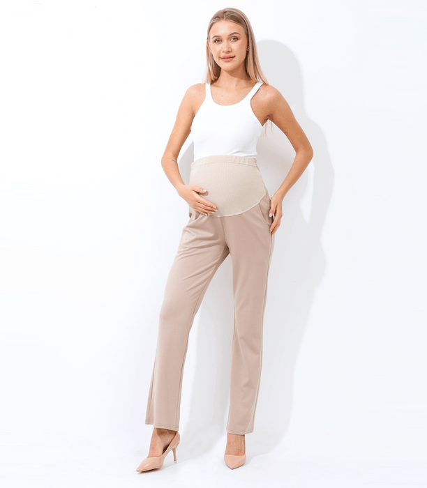 Black Maternity Trouser Pant Wear to Work Office Pants