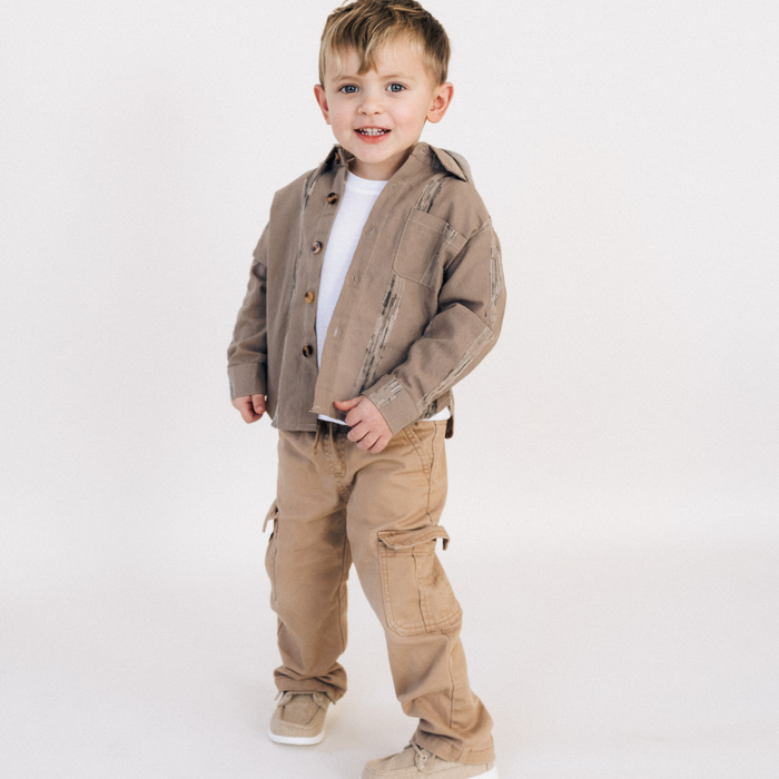 Hooded Embroidered Shirts- Child