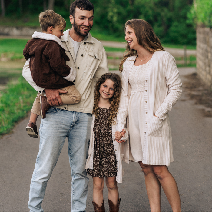 Dainty Floral Brown Dress- Child