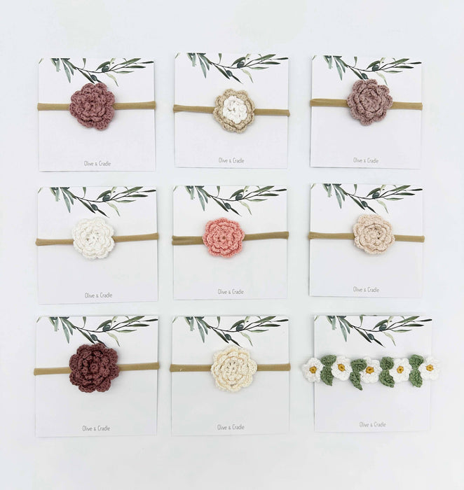 Crochet Flower Headband
