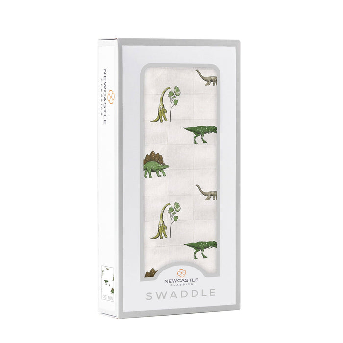 Dino Days Cotton Muslin Swaddle