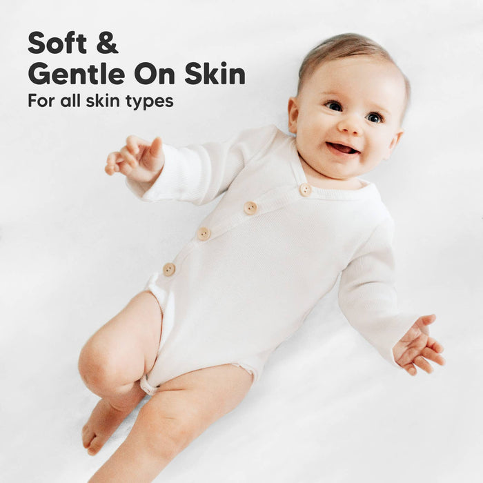 Soft White Mini Crib Sheets, Pack n Play