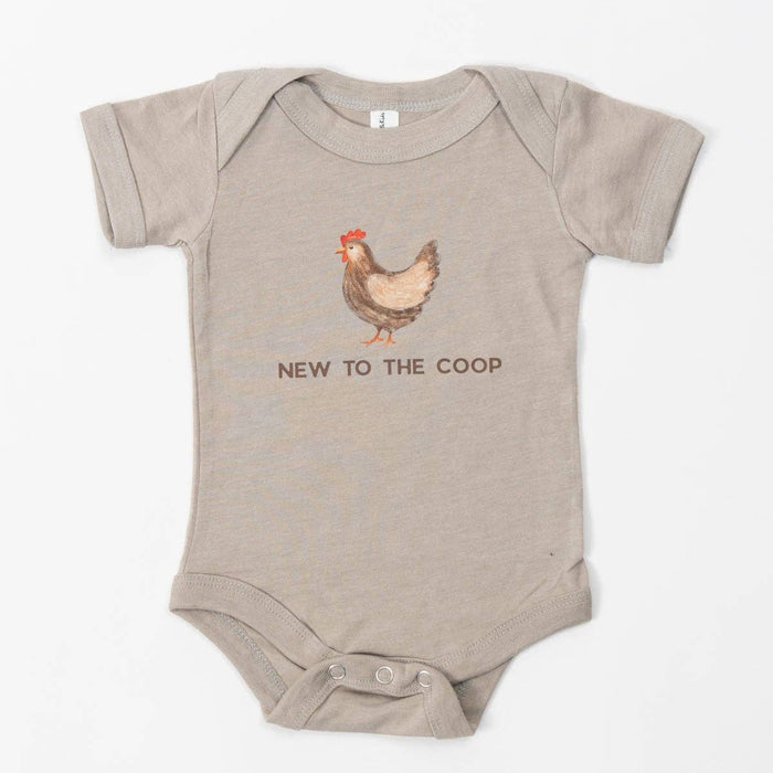 Western 'New to the Coop' Graphic Bodysuit