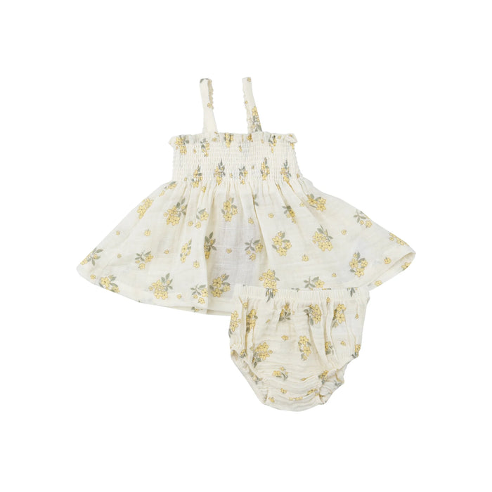 Buttercup Bouquets Smocked Top & Bloomers Set