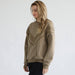 Dark Olive Isabella Oversized Nursing & Pregnancy Sweatshirt - Nature Baby Outfitter
