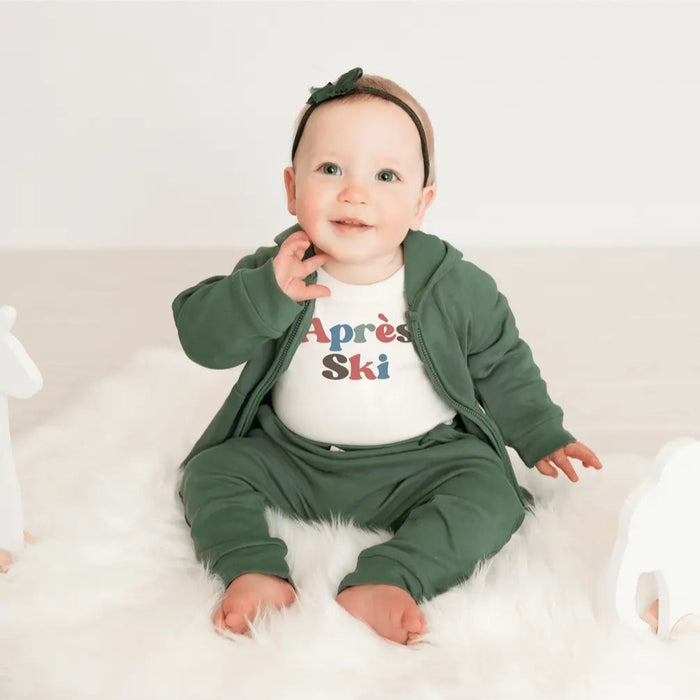 Basil Green Infant Lounge Pants