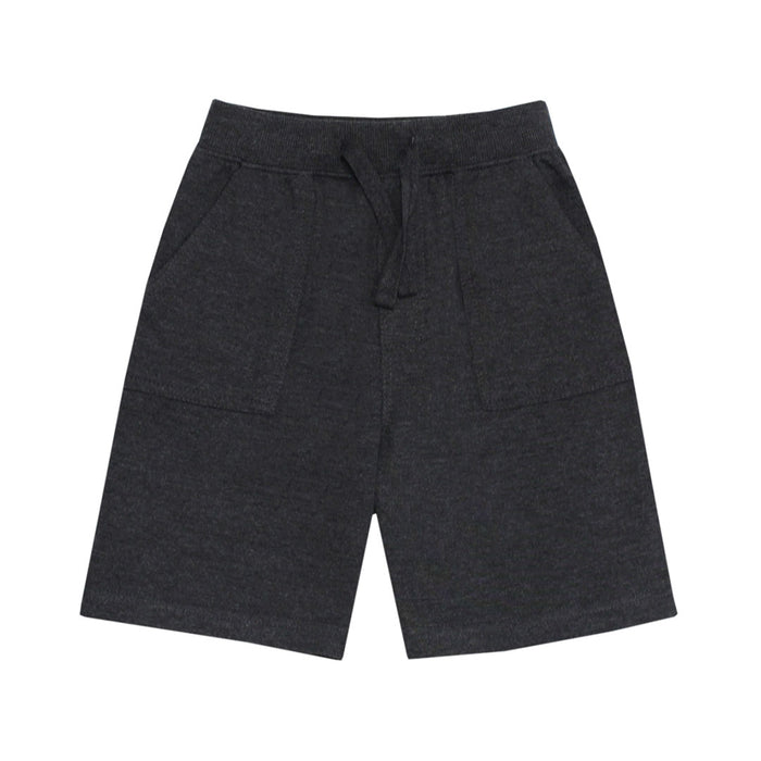 Heathered Charcoal French Terry Shorts