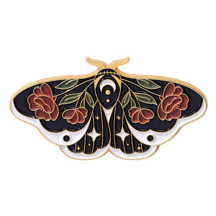 Colorful Butterfly Insect Brooch Metal Badge Scarf Clip