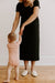 Everyday Breastfeeding Dress - Black - Nature Baby Outfitter