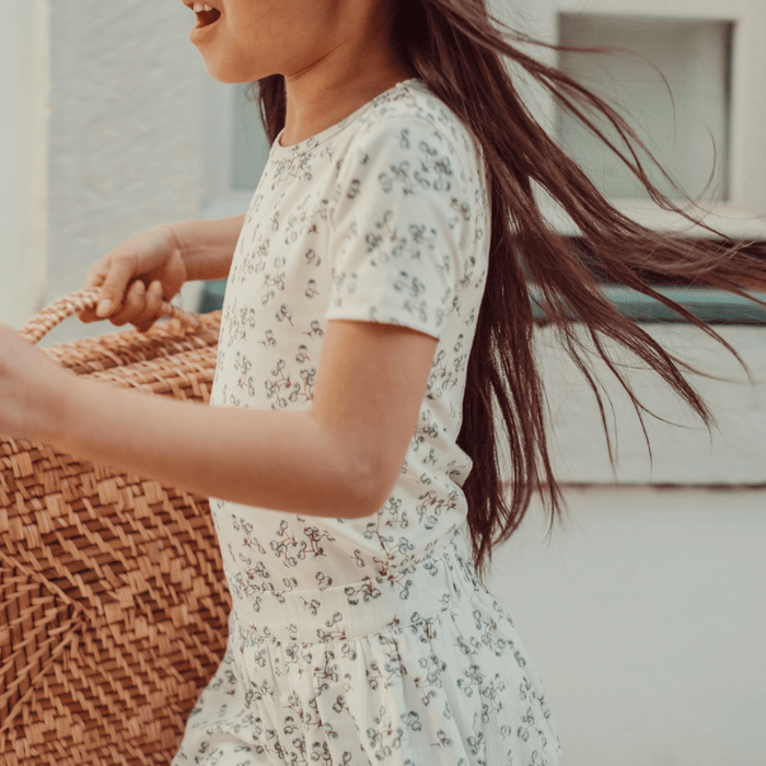 The Woven Skirt - Mintberry