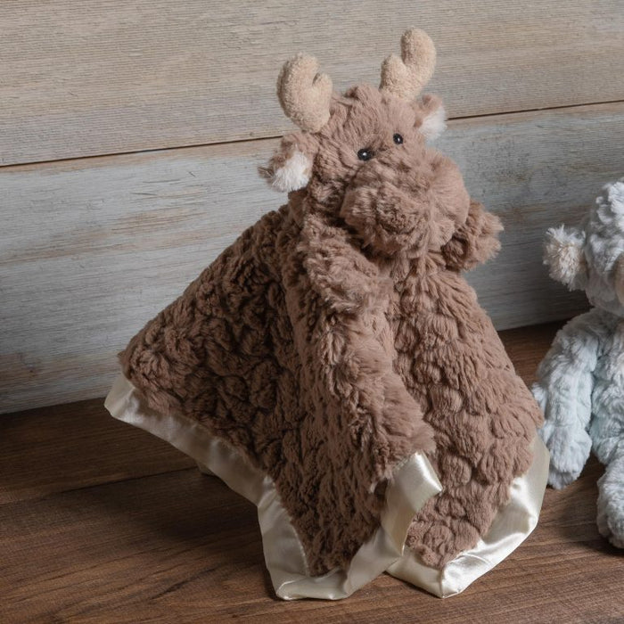 Moose Putty Nursery Character Blanket