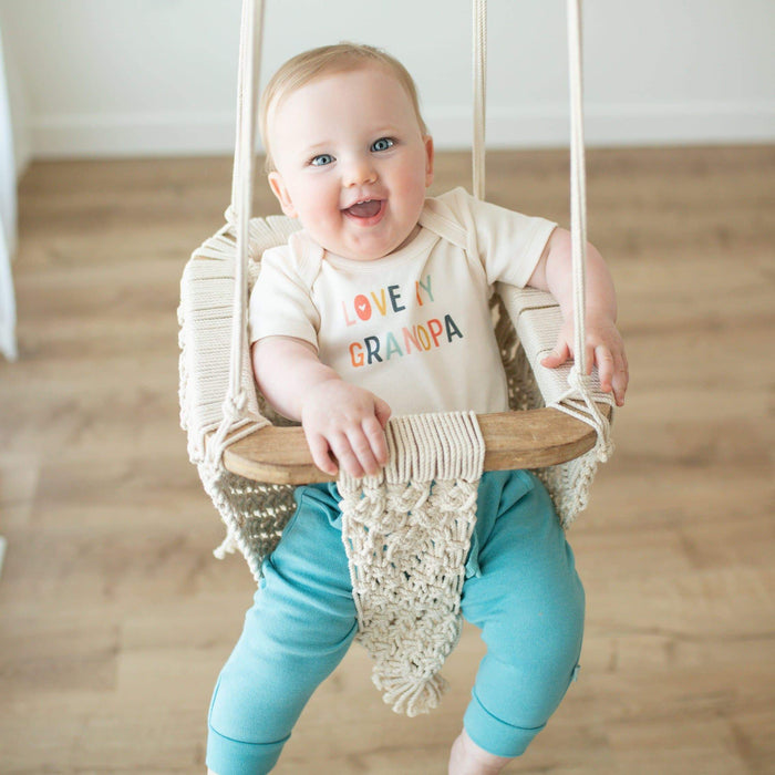 graphic bodysuit | love grandpa
