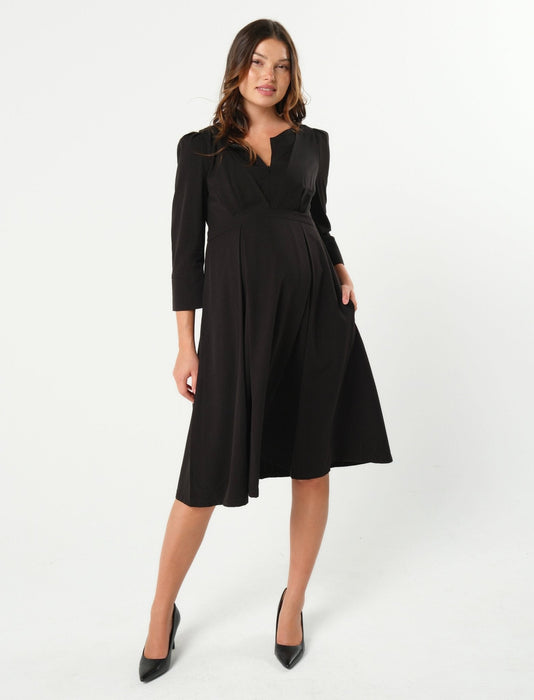 Sarah Empire Maternity & Nursing Dress in TENCEL (Regular & Petite) - Nature Baby Outfitter