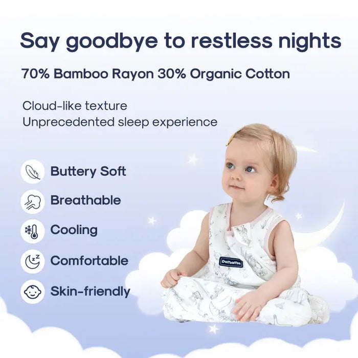 Fairy Bamboo & Cotton Sleep Sack - 0.6 TOG