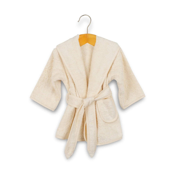 Hooded Toddler Bathrobe - GOTS Certified Organic Cotton