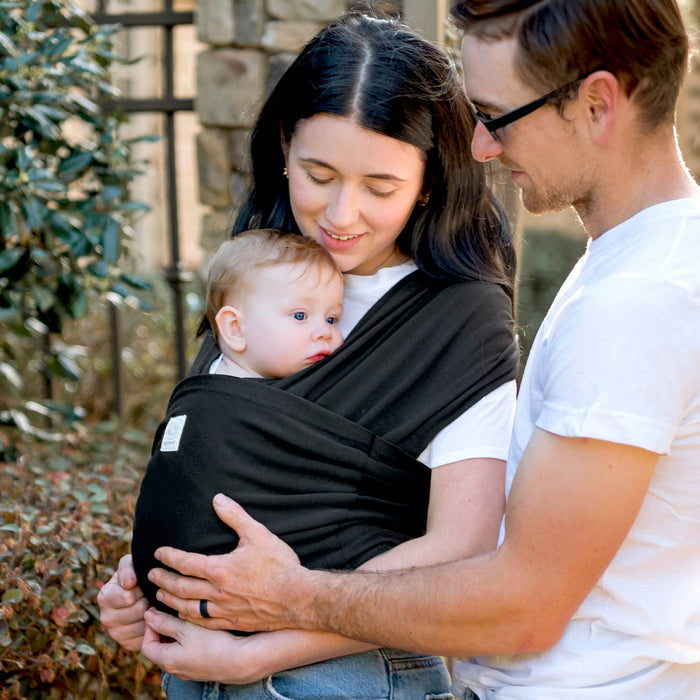 Black D-Lite Wrap Carrier - Nature Baby Outfitter