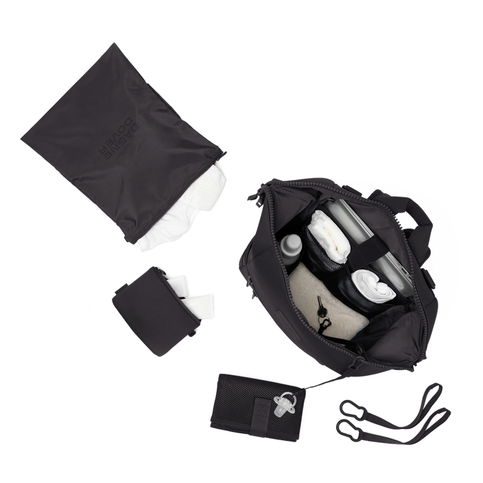 Indi Diaper Backpack in Onyx, Large