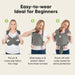 Graphite KeaBabies D-Lite Wrap Carrier - Nature Baby Outfitter