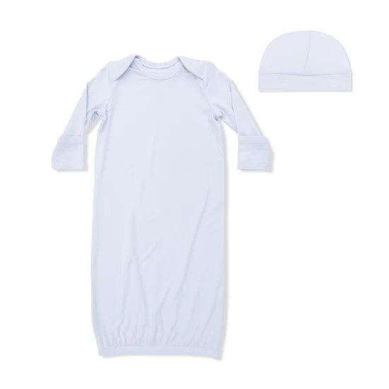 Solid Plein Air Lap Shoulder Gown & Beanie